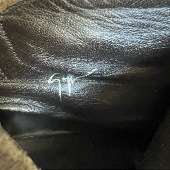 Giuseppe Zanotti Nicky Ankle Boots Suede Side Zip Pointed Toe - Picture 11 of 14